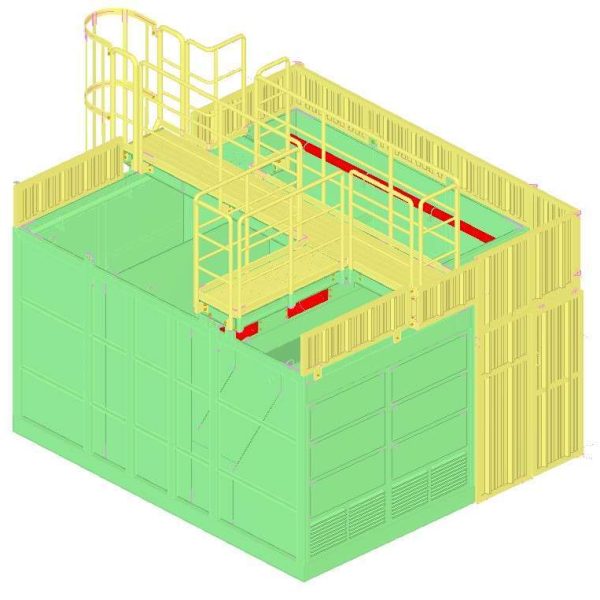 Cuba y digestor de agua residual: Flowen