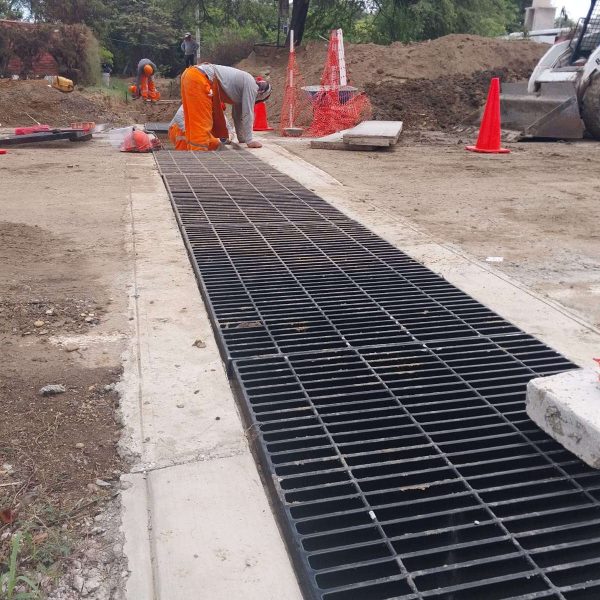 Grating electrosoldado instalado